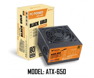 Nguồn CST MIXIE 650-550W Black Chính hãng (2x4+4pin, Dây dài, Kèm dây nguồn)