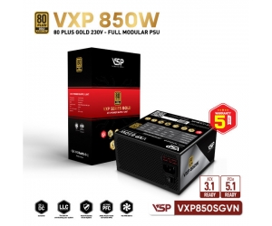Nguồn VSP VXP850SGVN 650W 80 Plus Gold Full Modular Chính hãng FV