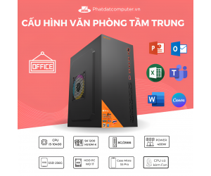 PC Học tập & Văn phòng Chính hãng PDC02CH (i5-10400/ H510M/ RAM 8G/ HDD 1TB/ SSD PCIE 256G)