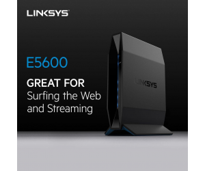 Phát Wifi LINKSYS E5600 Dual-Band AC1200 (866+300Mbps, 1 WAN+4 LAN)