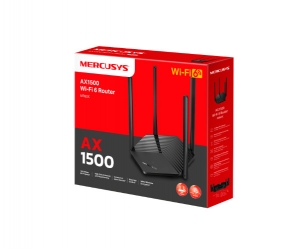Phát Wifi MERCUSYS MR60X AX1500 Chính hãng (4 anten, 1501Mbps, 1WAN, 2LAN)(THAY THẾ CHO MR30G TẠM HẾT) 