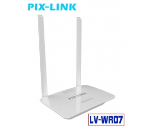 Phát Wifi PIX-LINK LV-WR07 (2 anten 5dBi, 300Mbps, 4LAN) 