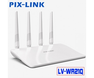 Phát Wifi PIX-LINK LV-WR21Q (4 anten 5dBi, 300Mbps, 4 port 100Mpbs)