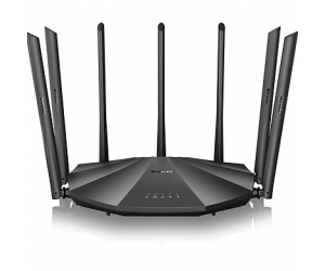 Phát Wifi Tenda AC23 Chính hãng (7 anten 6dBi, 2100Mpbs, 2 băng tần, Repeater, 3LAN 1Gbps)