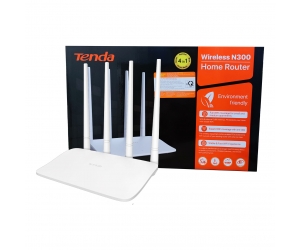 Phát Wifi Tenda F6 Chính hãng (4 anten 5dBi, 300Mbps, Repeater, 3LAN)