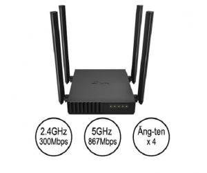 Phát Wifi TP-Link Archer C54 Chính hãng (4 anten, 1167Mbps, 2 băng tần, MU-MIMO, Repeater, 4LAN)