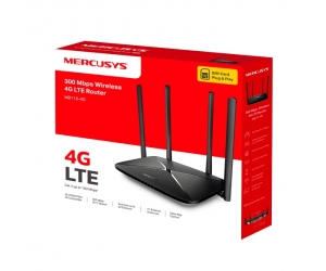 Router Wifi 4G LTE Mercusys MB115 Chính hãng FV (4 anten, 32 user, 300Mbps)