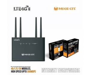 Router Wifi 4G LTE MIXIE II Chính hãng (4 Anten - 32 user - 4 Cổng Lan, Nguồn 12v)