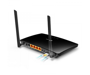 Router Wifi 4G LTE TPLink TL-MR6400 (2 anten, chuyên dùng xe khách, 32 user, 4LAN)