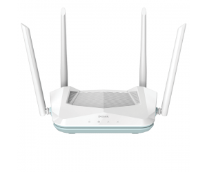 Router Wifi DLINK R15 Chính hãng - Eagle PRO AI Dual-Band Smart Router (4 anten, 1501 Mbps, 1x Cổng WAN 10/100/1000 Mbps, 3x Cổng LAN 10/100/1000 Mbps)