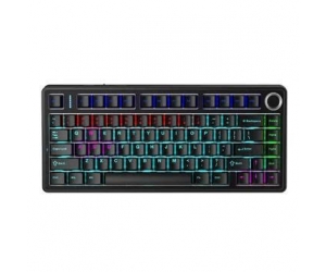 Keyboard AULA F75 Black (Phím cơ,  80 keys, Red Switch, Type-C)