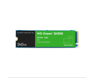 SSD M.2 PCIe 240G WESTERN DIGITAL GREEN SN350 NVMe Gen3x4 Chính hãng (WD S240G2G0C)