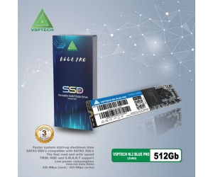 SSD M.2 Sata 512G VSP BLUE PRO 2280 (520/420MBs) Chính hãng