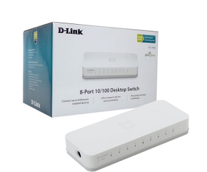 Switch DLINK DES-1008C 8 port Chính hãng (100Mbps, Vỏ nhựa)