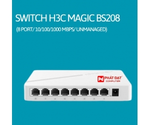 Switch H3C Magic BS208 Chính Hãng ( 8 port, 1000 Mbps, Vỏ nhựa)