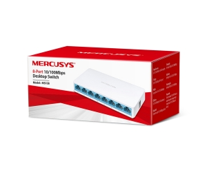 Switch Mercusys MS108 8 port (100Mbps) Chính Hãng
