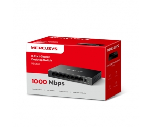 Switch Mercusys MS108GS 8 port Gigabit (1.0Gbps,hỗ trợ Auto-MDI/MDIX, Vỏ thép)