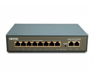 Switch PoE 8 port APTEK SF1082FP 100Mbps Chính hãng (2 port Uplink)