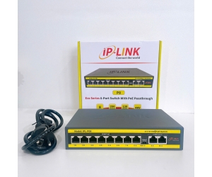 SWITCH POE IP-LINK IPL-SW08 - 8CỔNG POE + 2 CỔNG UPLINK