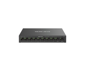 Switch PoE MERCUSYS MS110CP Chính hãng (8 port PoE 100Mbps + 2 port Uplinks 1Gbps, công suất 65W)