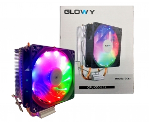 Tản nhiệt khí CPU GLOWY GC63 1 fan 9cm LED (115x/1200/AMD)