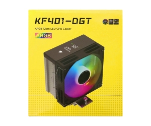  Tản nhiệt khí CPU LEOPARD KF401 Black 1 fan 12cm ARGB (115x/1200/1700/AMD)