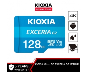 Thẻ nhớ MicroSD 128G KIOXIA EXCERIA G2 CL10 UHS-I U3 V30 Chính hãng