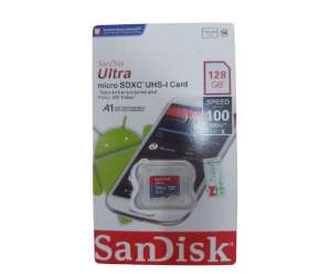 Thẻ nhớ MicroSD 128G SANDISK ULTRA Box Class10 U1 100MB/s Công ty