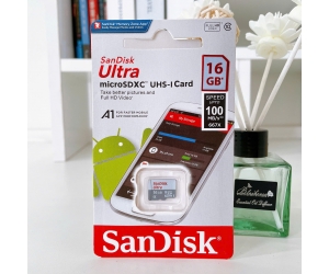 Thẻ nhớ MicroSD 16G SANDISK ULTRA Box Class10 100MB/s Công ty