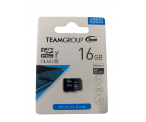 Thẻ nhớ MicroSD 16G TEAMGROUP Box Class10 U1 80MB/s Chính hãng