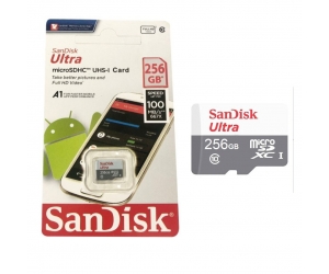 Thẻ nhớ MicroSD 256G Sandisk Ultra Box Class10 100MB/s Công ty 