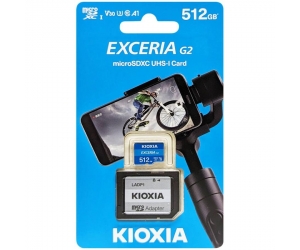 Thẻ nhớ MicroSD 512G KIOXIA EXCERIA G2 Box Class10 V30 U3 100MB/s Chính hãng