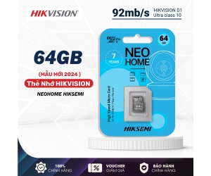 Thẻ nhớ MicroSD 64G HIKSEMI NEO HS-TF-C1 Box Class10 V30 Chính hãng 