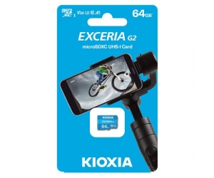 Thẻ nhớ MicroSD 64G KIOXIA EXCERIA G2 Box Class10 V30 U3 100MB/s Chính hãng 