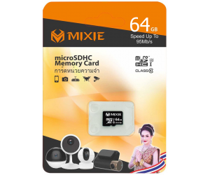 Thẻ Nhớ MicroSD 64G MIXIE Box Class10 U3 95MB/s Chính hãng