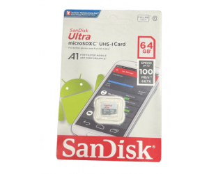 Thẻ nhớ MicroSD 64G SANDISK ULTRA Box Class10 A1 100MB/s Công ty