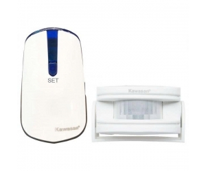 Thiết bị báo khách, báo động KAWASAN I618A FV ( Không dây cảm ứng hồng ngoại, 32 kiểu chuông, Điều chỉnh 4 cấp âm lượng, 20 – 50m,Thêm được tối đa 4 remote ) 