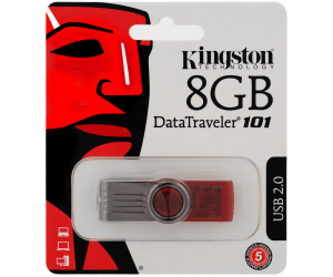 USB 2.0 8G KINGSTON Tem FPT ( Format được NTFS, chép file dung lượng lớn)