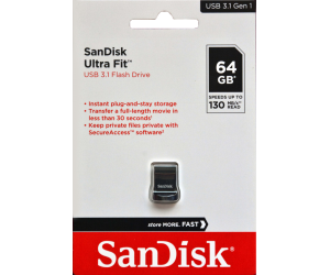 USB 3.0 64G SANDISK CZ430 Ultra Fit Chính hãng (USB 3.1 Gen 1)