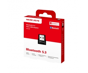 USB Bluetooth Nano 5.3 Mercusys MA530 Chính hãng (Dùng cho PC, Windows 11/10/8.1/7)