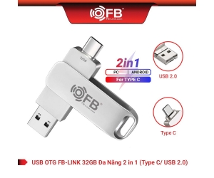 USB 2.0 32G FB-LINK OTG 2in1 Đa Năng (Type-C/USB 2.0)