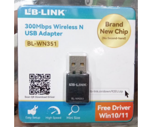 USB thu Wifi LB-LINK WN351 (Ko anten, 300Mbps, Windows)