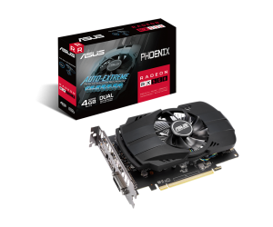 VGA ASUS PHOENIX RX550 4GB Chính hãng (PH-RX550-4G-EVO, DP, HDMI, DVI 24+1, 4GB, GDDR5, 128bit, 350W, 0pin, 1Fan)