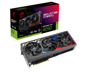 VGA ASUS ROG STRIX RTX 4090 OC 24GB GDDR6X Chính hãng (ROG-STRIX-RTX4090-O24G-GAMING, 3xDP, 2xHDMI, 24GB, GDDR6X, 384bit, 1000W, 16pin, 3Fan)