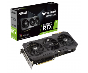 VGA ASUS TUF GAMING RTX 3070 Ti V2 8GB GDDR6X Chính hãng (TUF-RTX3070TI-8G-V2-GAMING, 3xDP, 2xHDMI, 8GB, DDR6X, 256bit, 750W, 2x8pin, 3Fan)