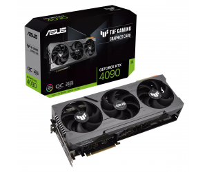 VGA ASUS TUF GAMING RTX 4090 OC 24GB GDDR6X Chính hãng (TUF-RTX4090-O24G-GAMING, 3xDP, 2xHDMI, 24GB, GDDR6X, 384bit, 850W, 16pin, 3Fan)
