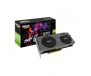 VGA INNO3D GEFORCE RTX 3050 6GB TWIN X2 6GB GDDR6 Chính hãng (DisplayPort 1.4a *1, HDMI 2.1 *1, DVI-D*1,  128 bit, 450W)