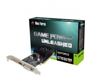 VGA NEO FORZA GT 1030 4GB GDDR4 Chính hãng (4GB,GDDR4, 1x HDMI, 1x DVI-D, 64bit, 1 Fan)