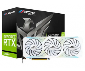 VGA OCPC RTX 3070 XE White Chính hãng (OCVN3070G8XE, 8GB, GDDR6, HDMIx1, DPx3,  3 Fan)