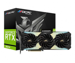VGA OCPC RTX 3070 XEBK Black Chính hãng (OCVN3070G8XEBK, 8GB, GDDR6, HDMIx1, DPx3,  3 Fan)
